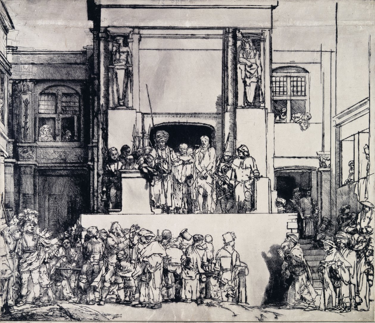 Christ Presented to the People, 1655 by Rembrandt van Rijn