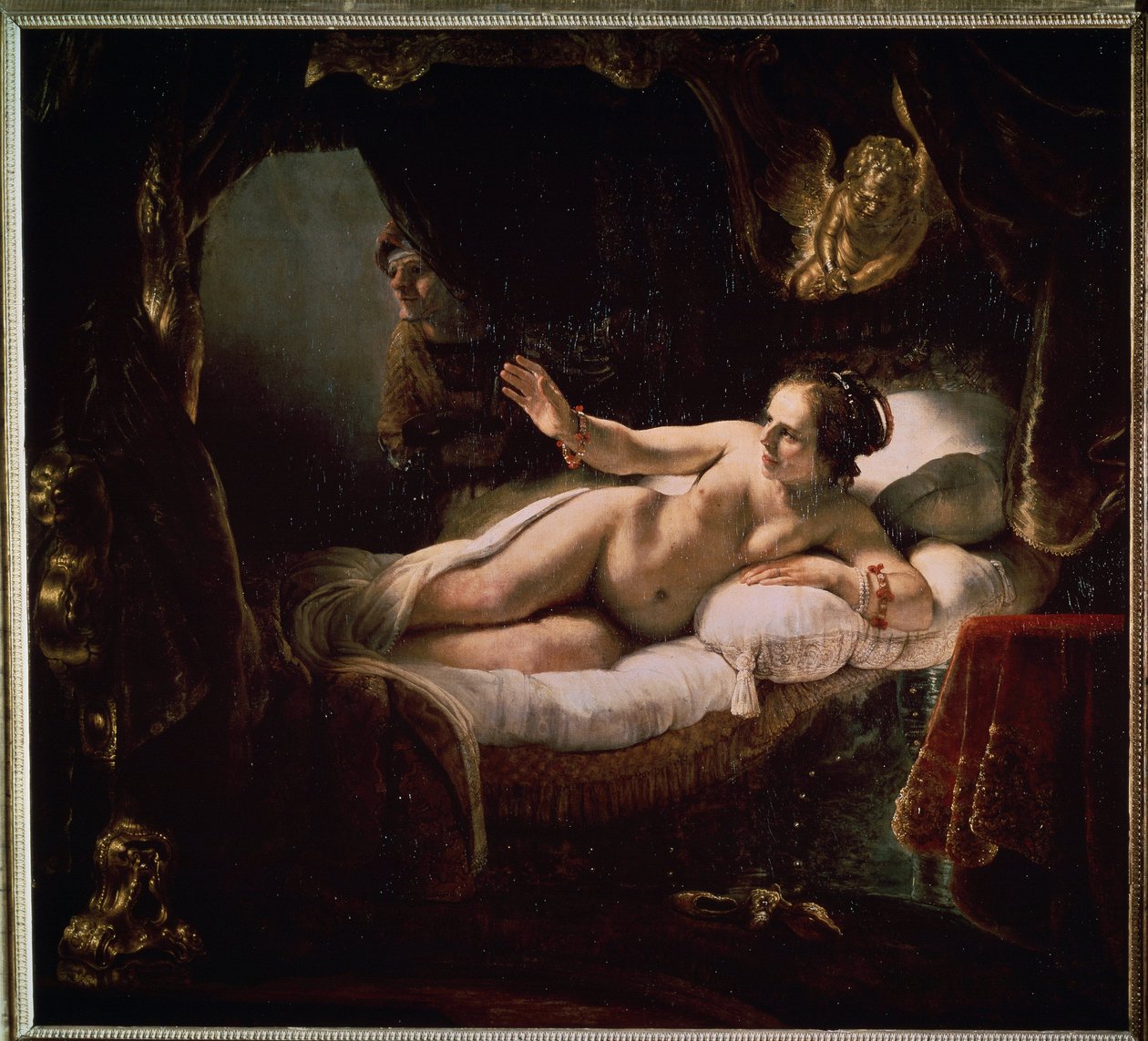 Danae by Rembrandt Harmensz. van Rijn