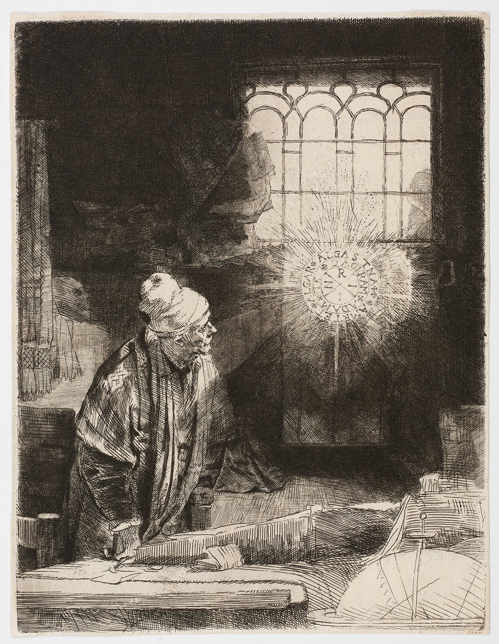 Doctor Faustus by Rembrandt Harmensz. van Rijn