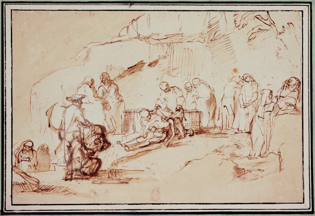 Entombment of Christ by Rembrandt Harmensz. van Rijn