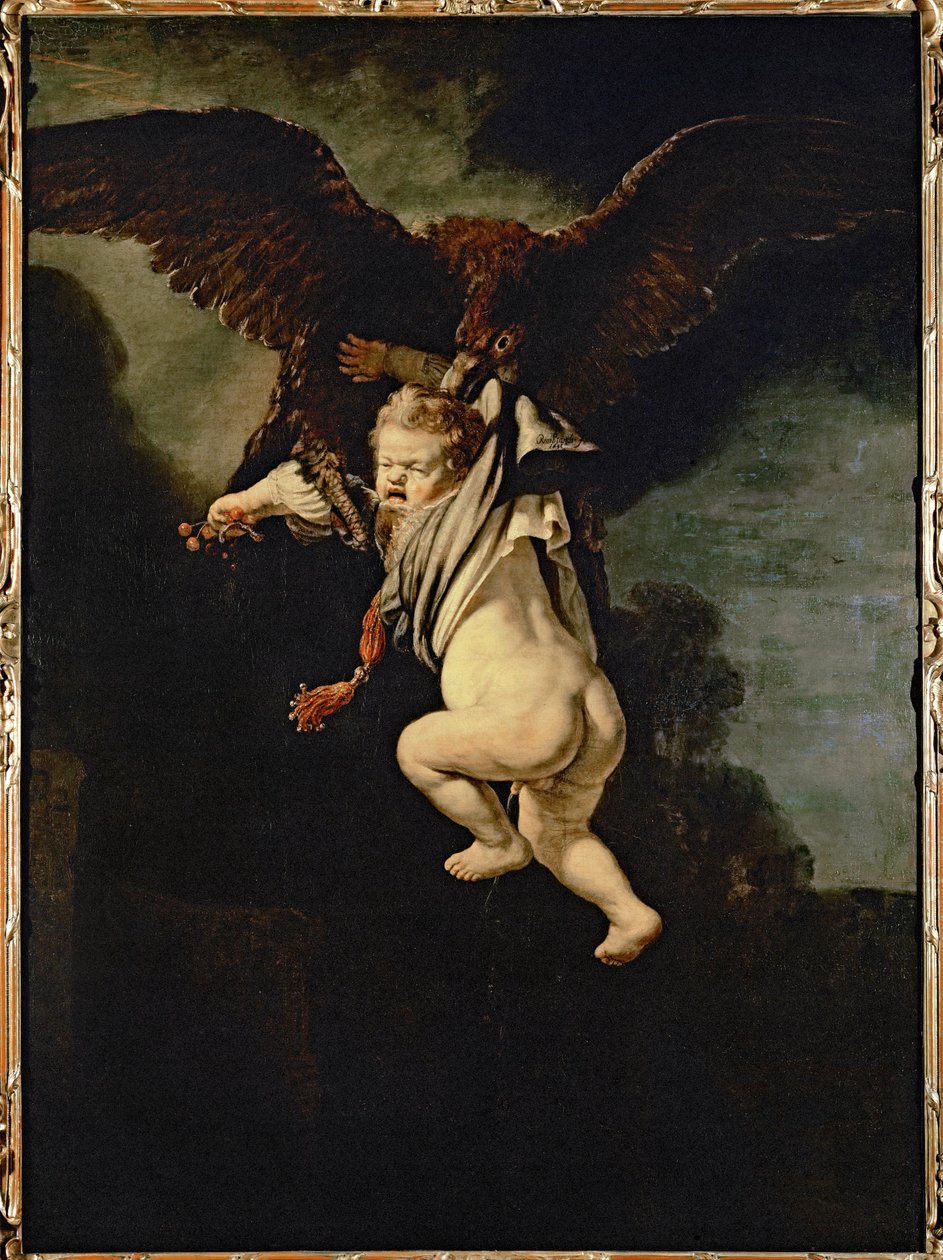 Ganymede in the Claws of the Eagle by Rembrandt Harmensz. van Rijn