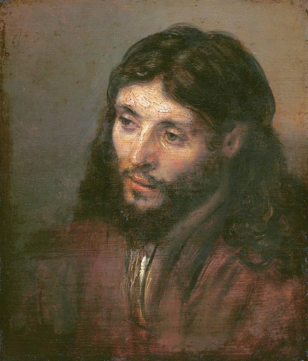 Head of Christ, c.1648 by Rembrandt van Rijn