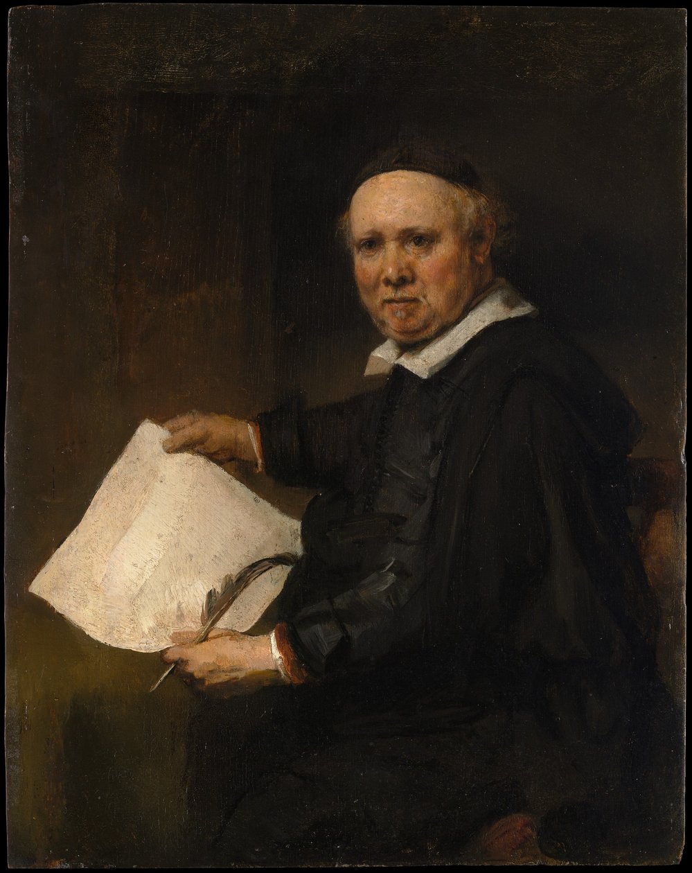 Lieven Willemsz van Coppenol by Rembrandt van Rijn