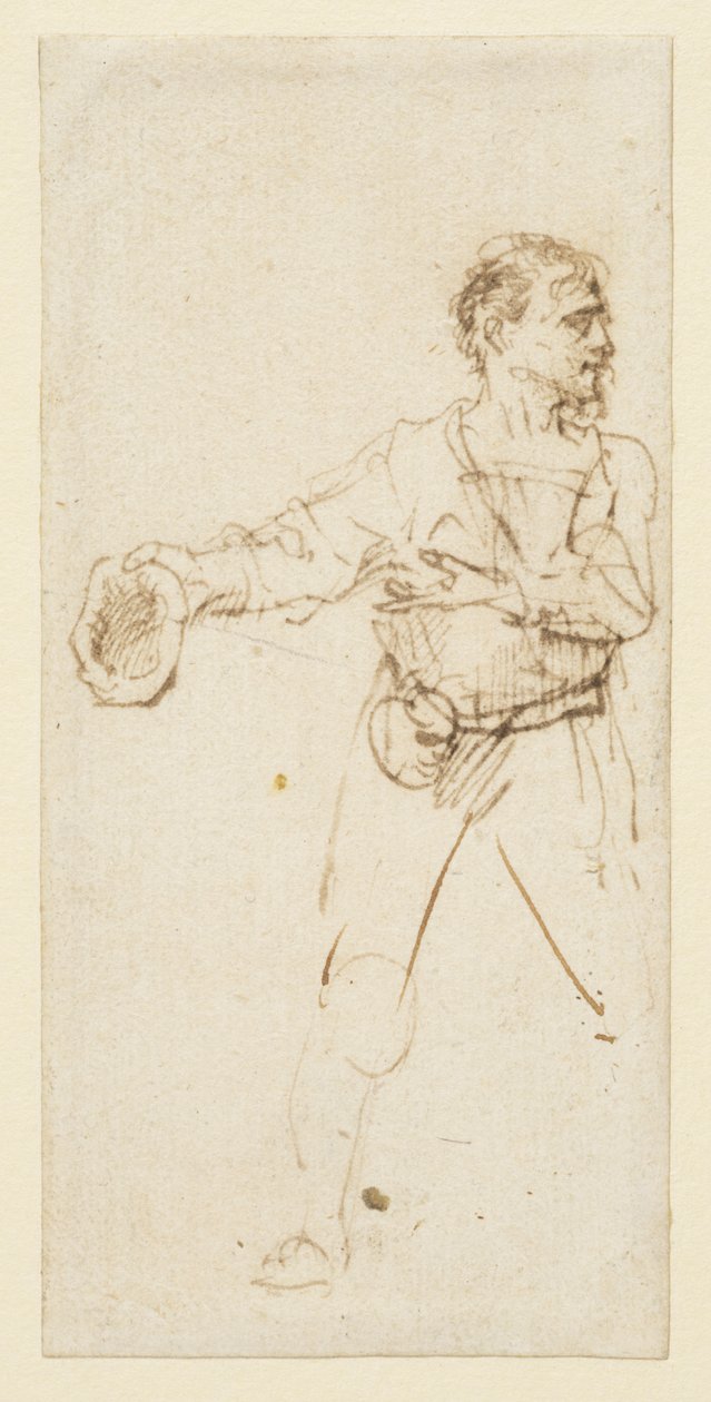 Man standing, c.1634 by Rembrandt van Rijn