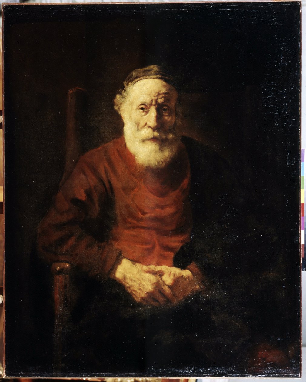 Portrait of an Old Man in Red by Rembrandt Harmensz. van Rijn