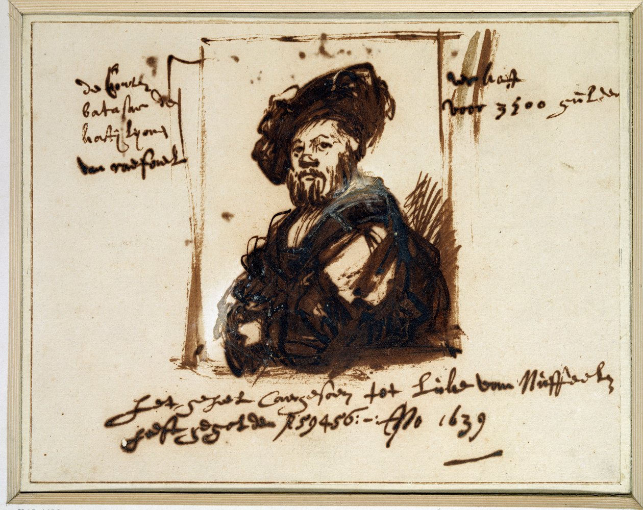 Portrait of Baldassare Castiglione by Rembrandt van Rijn