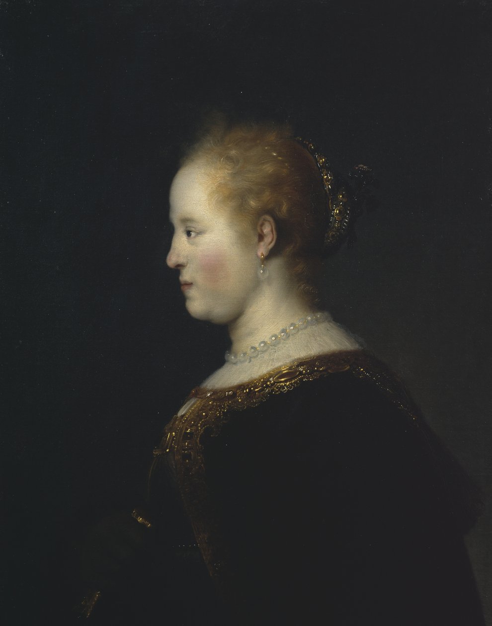 Portrait of a Young Woman by Rembrandt van Rijn