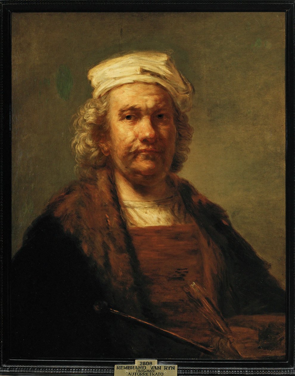 Self-Portrait by Rembrandt Harmensz. van Rijn