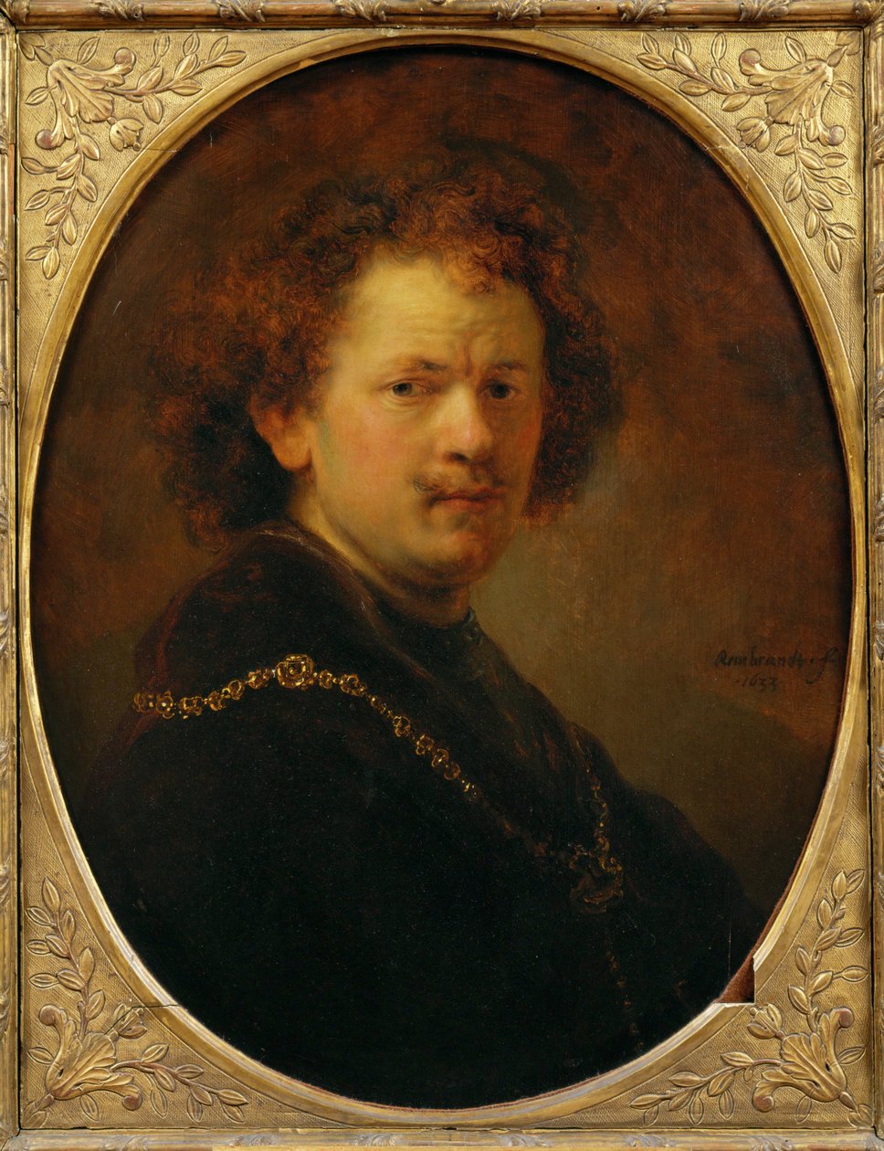 Self-portrait with Bare Head von Rembrandt Harmensz. van Rijn