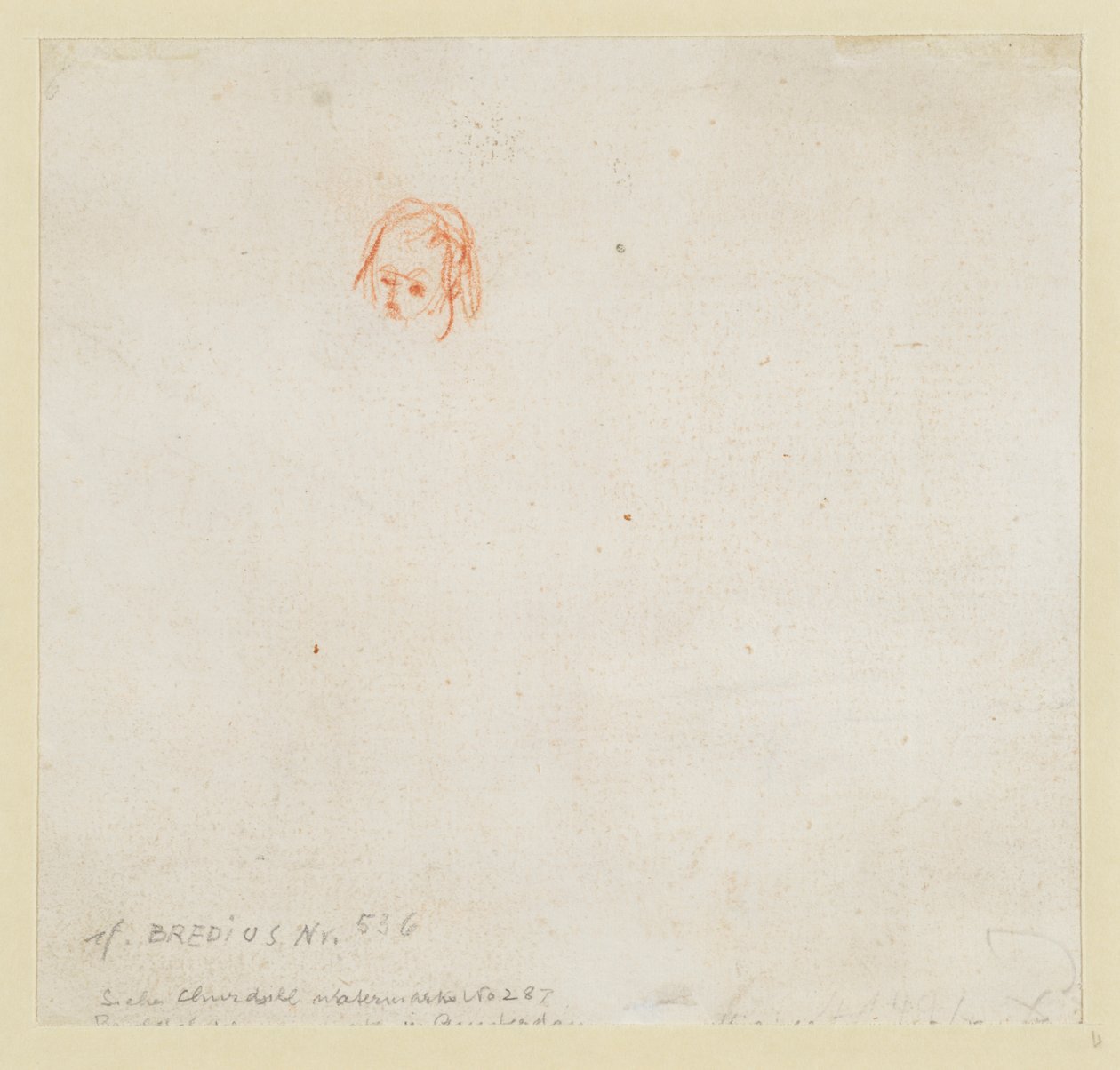 Small study of a head by Rembrandt van Rijn