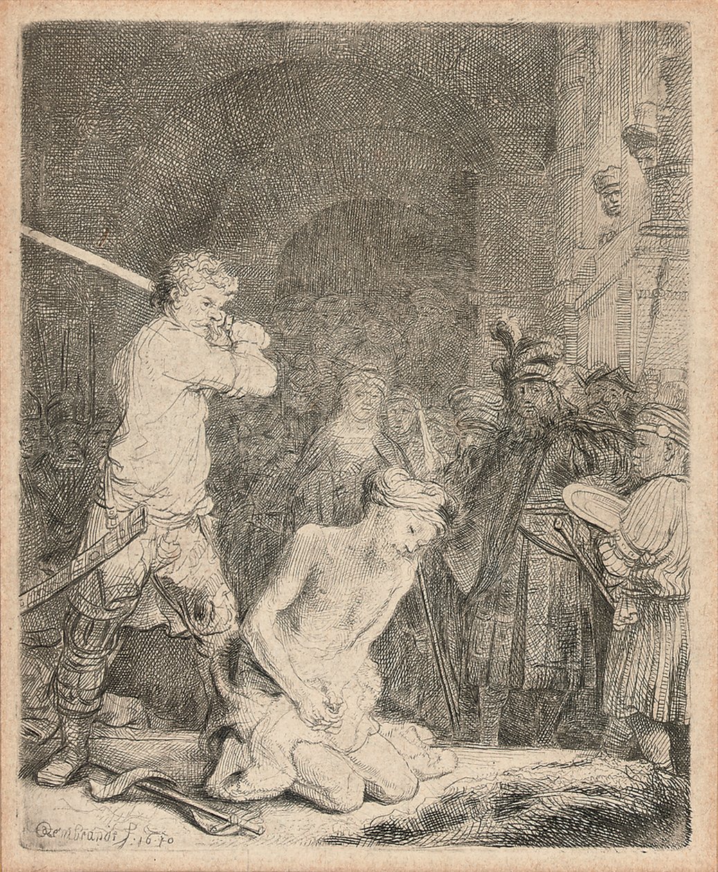 The Beheading of John the Baptist by Rembrandt van Rijn