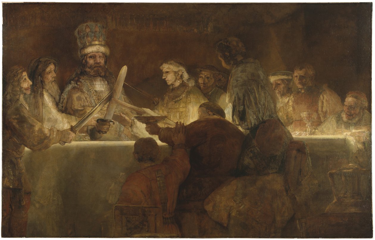 The Conspiracy of the Batavians under Claudius Civilis by Rembrandt van Rijn