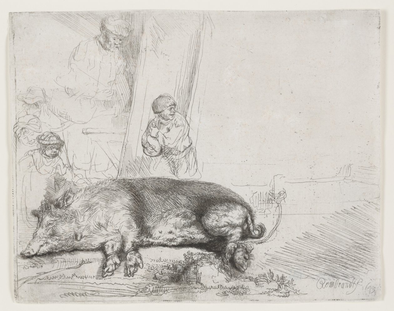 The Hog by Rembrandt van Rijn