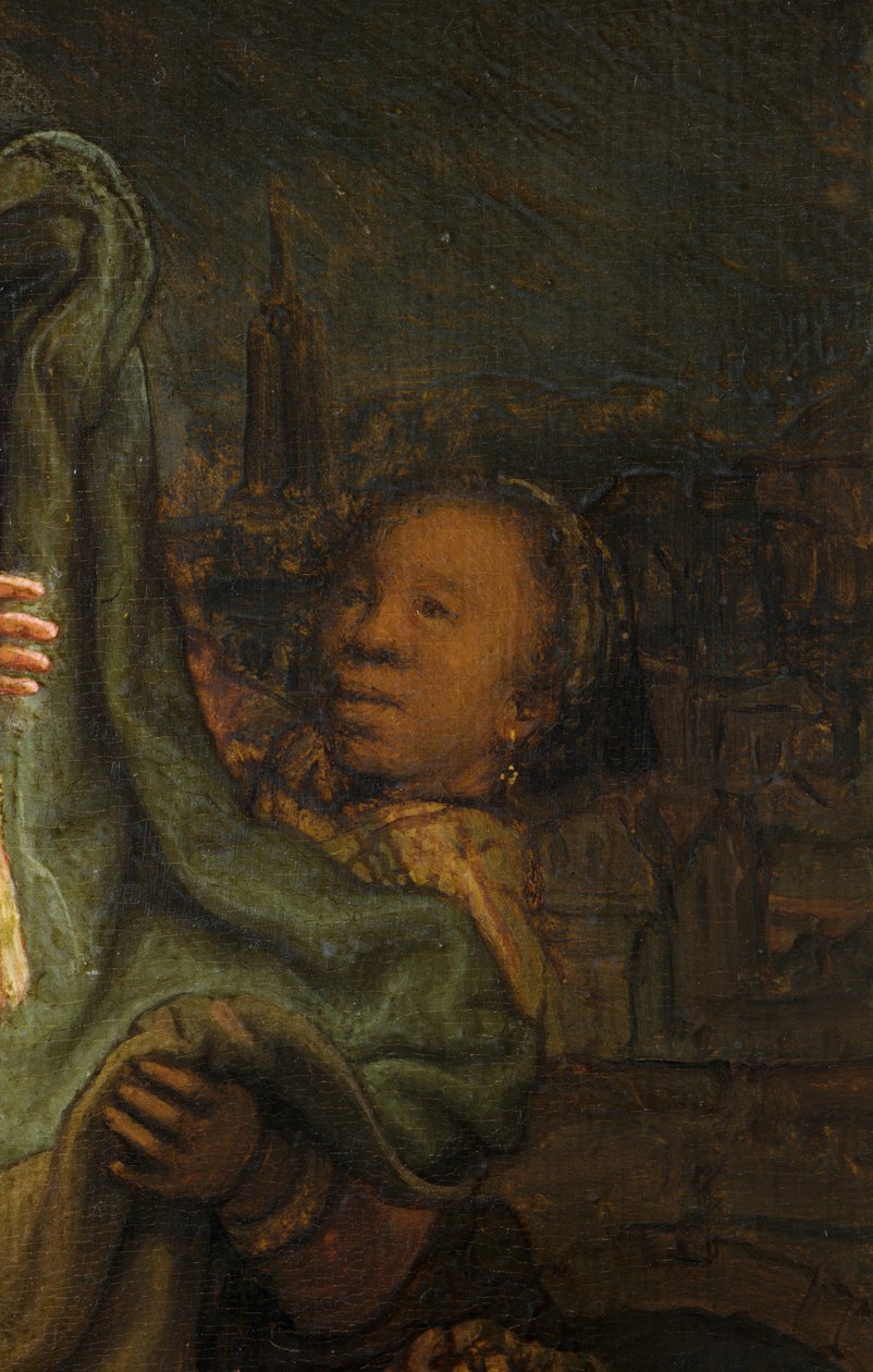 The Visitation (Detail) by Rembrandt van Rijn