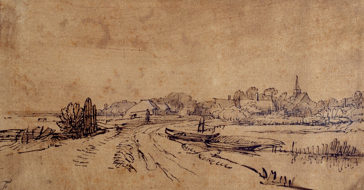 View of Sloten by Rembrandt Harmensz. van Rijn
