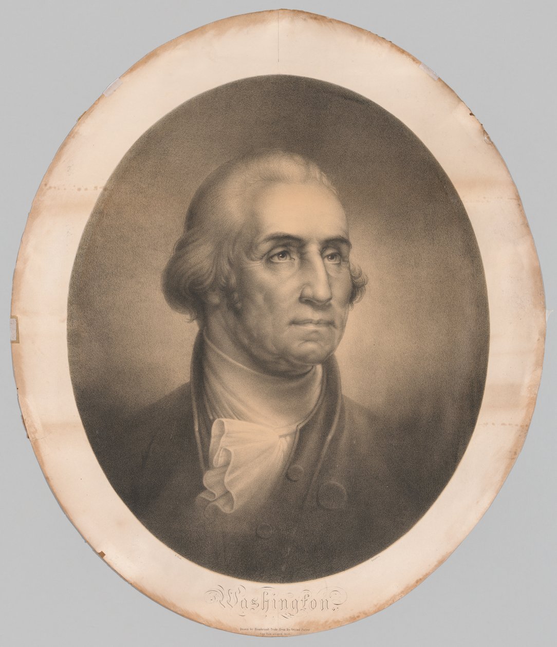 Head of George Washington, 1856 by Rembrandt Peale
