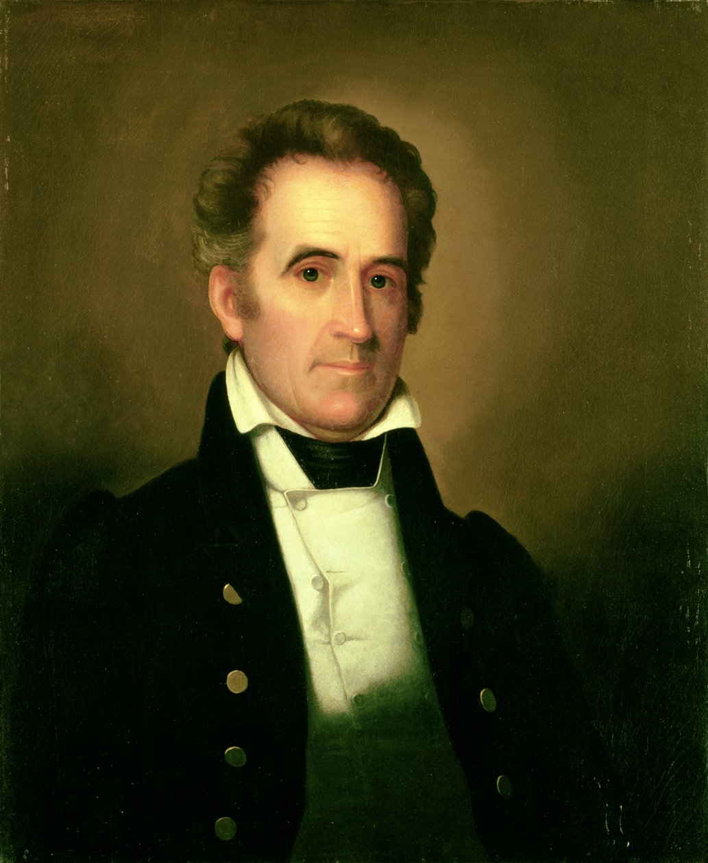 Portrait of Richard Mentor Johnson by Rembrandt Peale