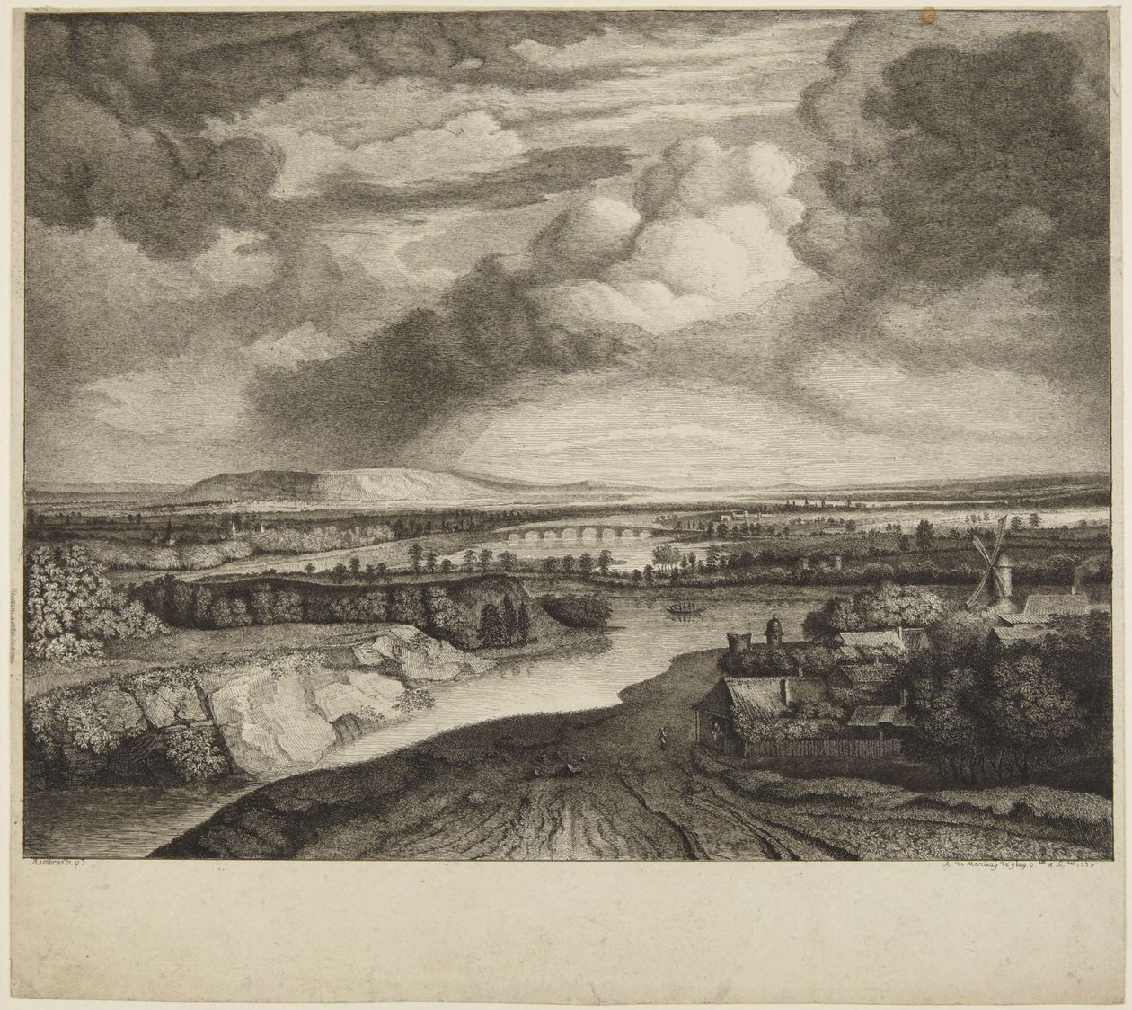 Storm after Rembrandt by Rembrandt van Rijn