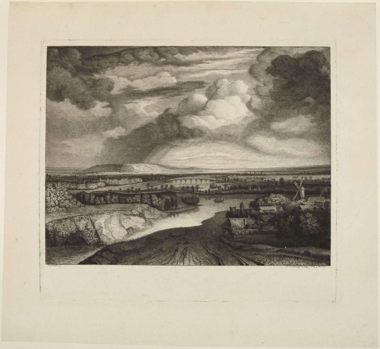 Storm after Rembrandt by Rembrandt van Rijn