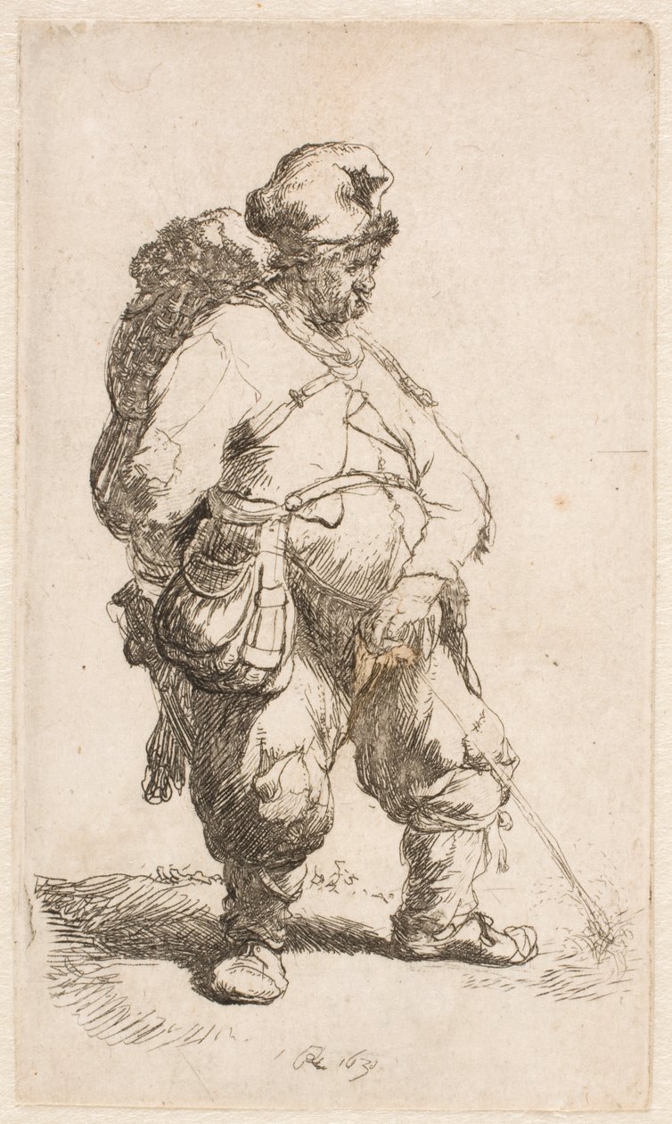 A Man Making Water by Rembrandt van Rijn