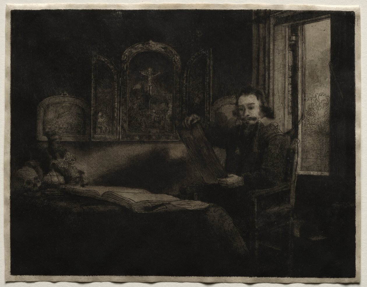 Abraham Francen, Apothecary by Rembrandt van Rijn