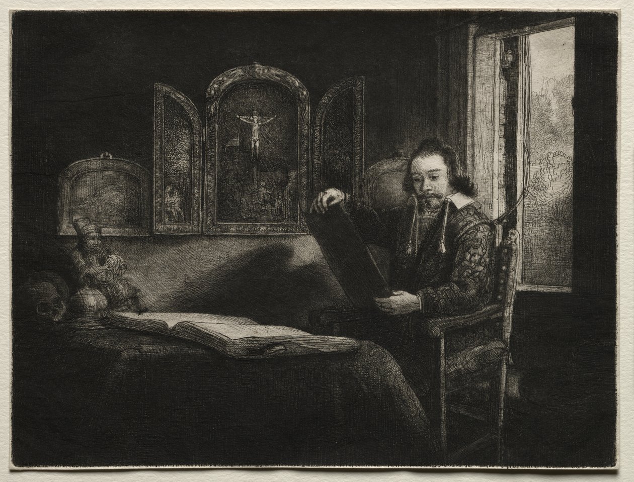Abraham Francen, Apothecary by Rembrandt van Rijn