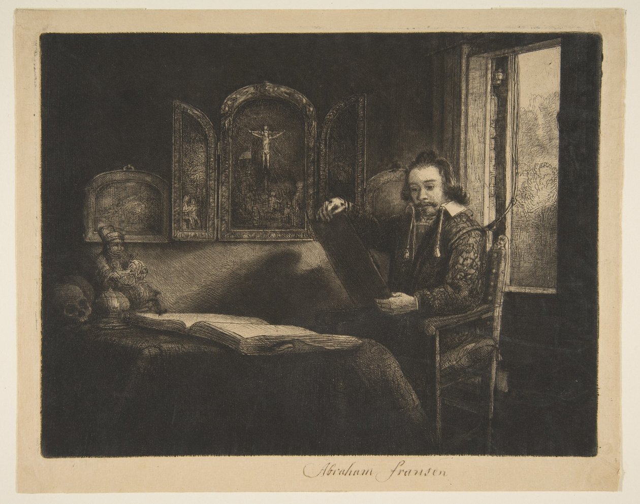 Abraham Francen, Apothecary by Rembrandt van Rijn
