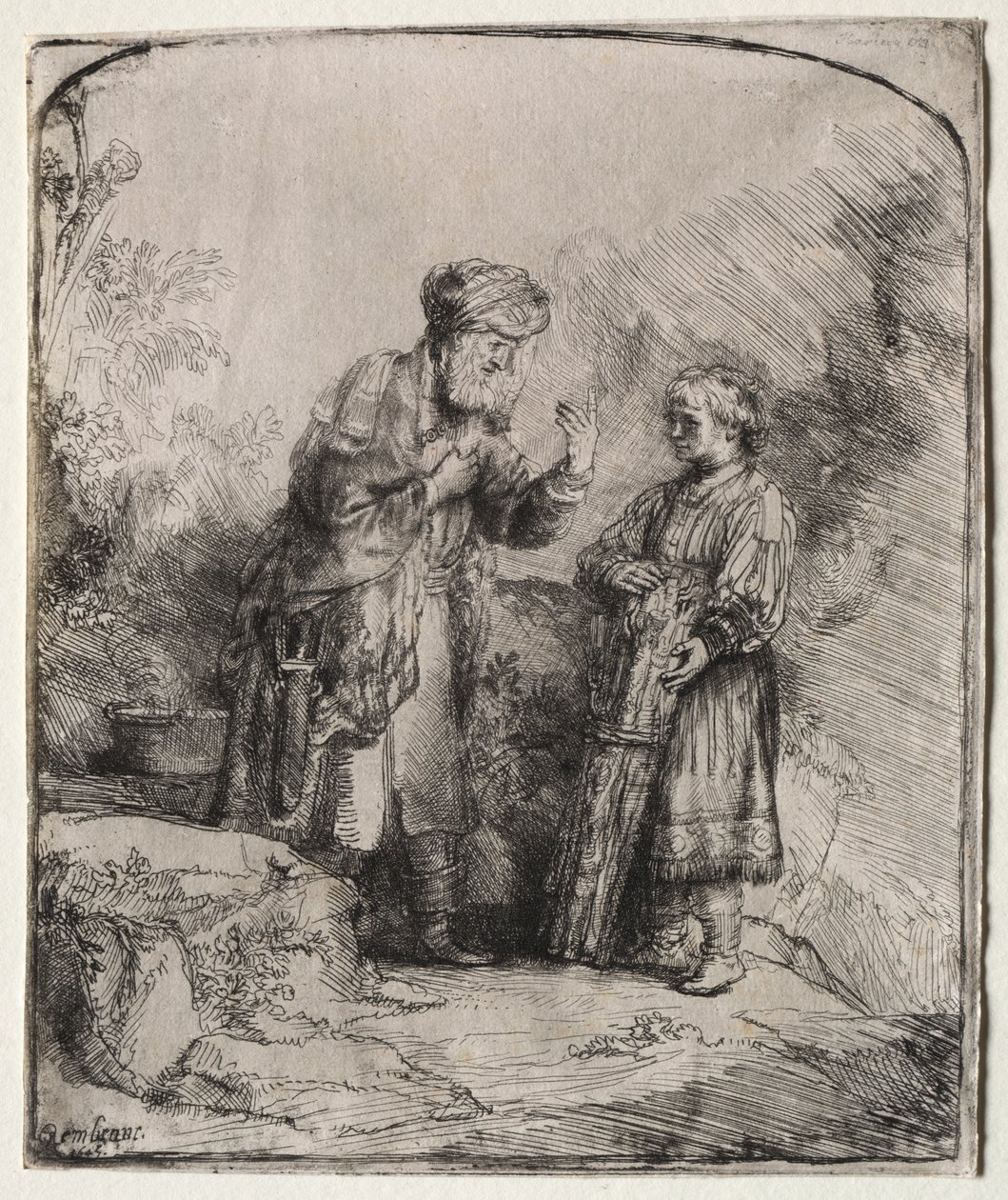 Abraham and Isaac by Rembrandt van Rijn