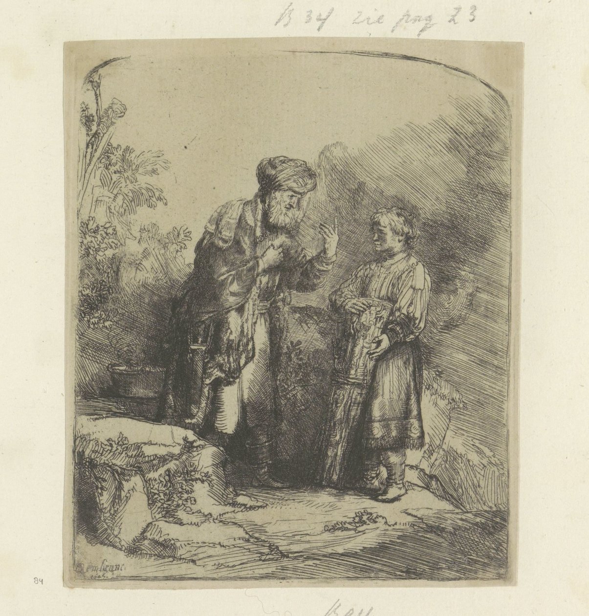 Abraham and Isaac by Rembrandt van Rijn