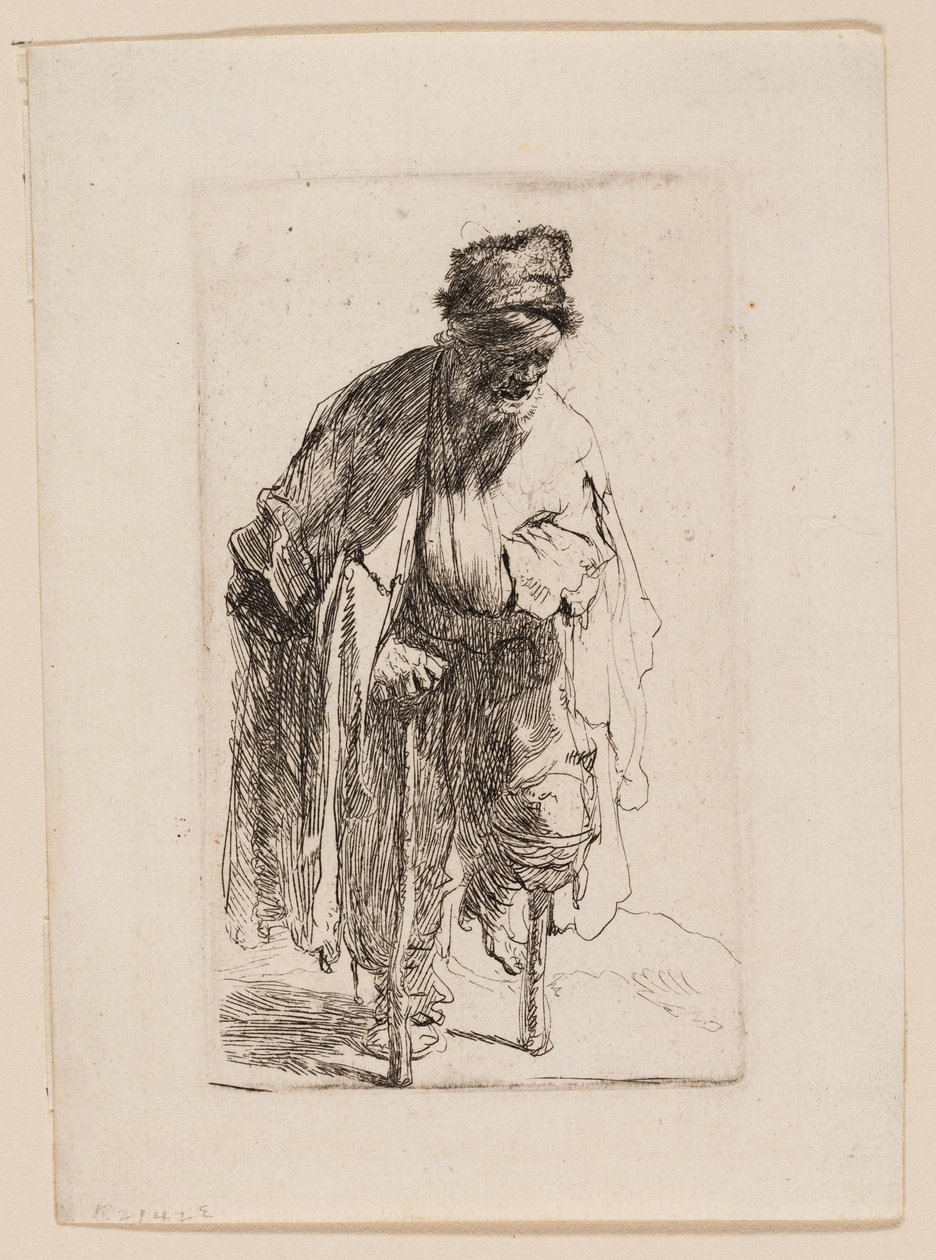 Beggar with a Wooden Leg by Rembrandt van Rijn
