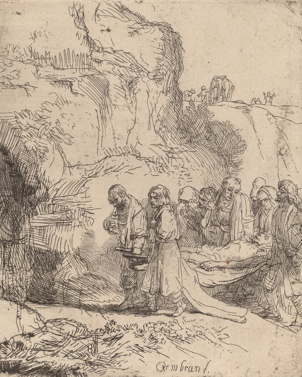 Christ Carried to the Tomb, c. 1645 by Rembrandt van Rijn