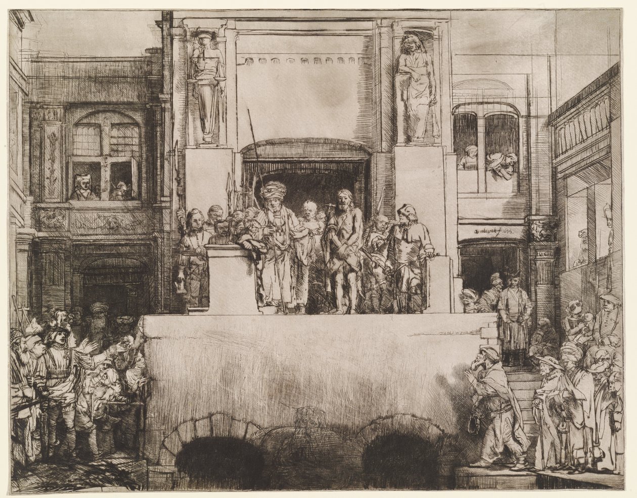 Christ Presented to the People (Ecce Homo) by Rembrandt van Rijn