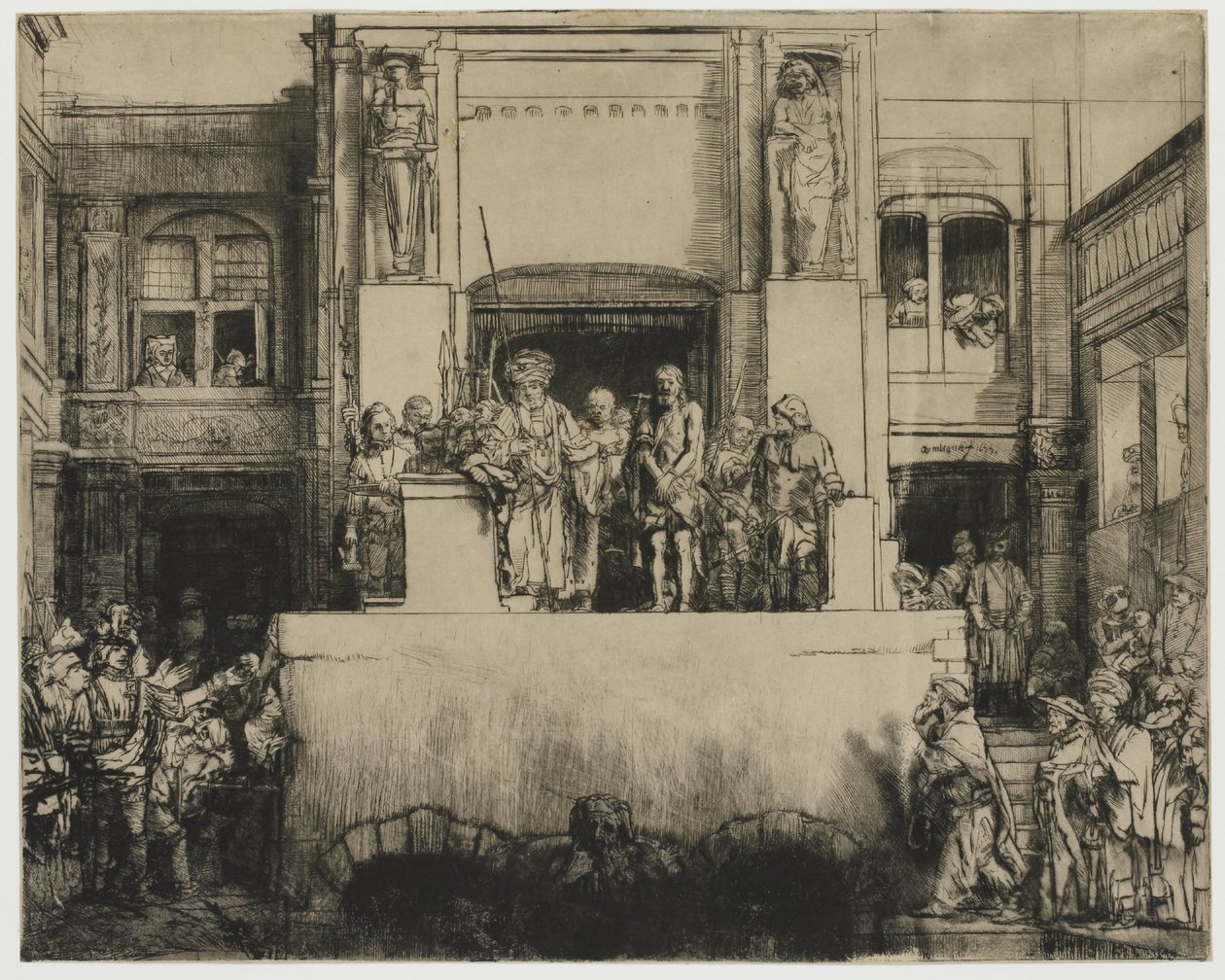Christ Shown to the People (Ecce Homo) by Rembrandt van Rijn