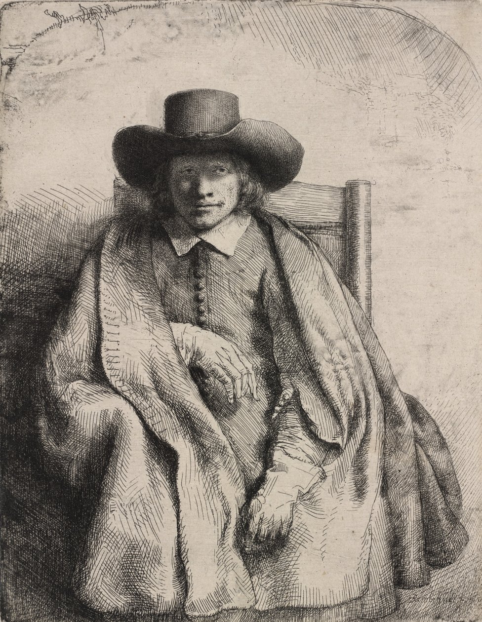 Clement de Jonghe, 1651 by Rembrandt van Rijn