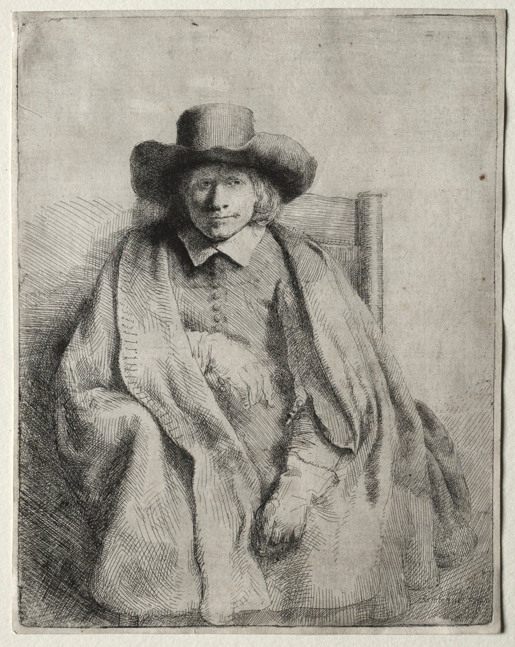 Clement de Jonghe, Printseller, 1651 by Rembrandt van Rijn