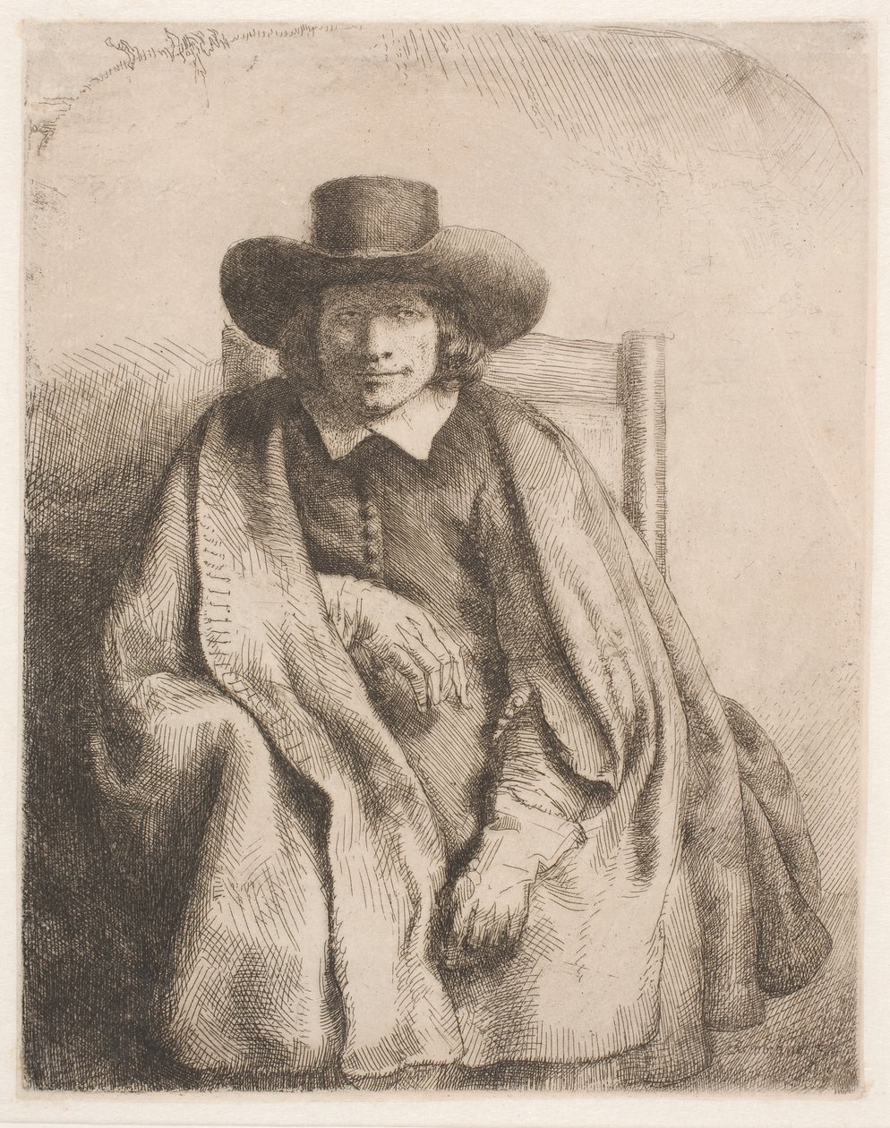 Clement de Jonghe, Printseller by Rembrandt van Rijn
