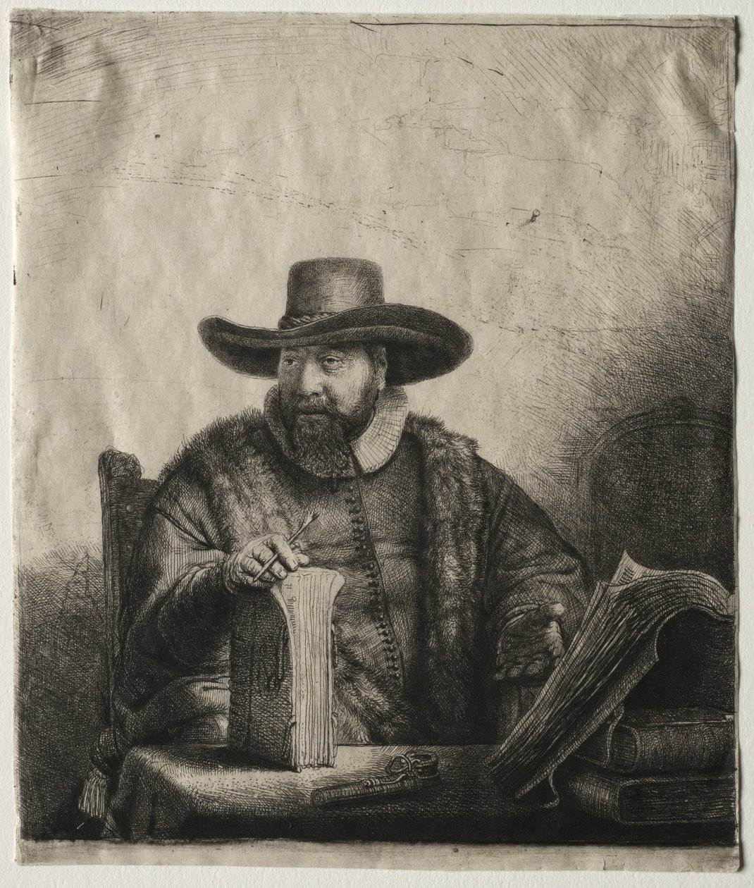 Cornelis Claesz Anslo, Mennonite Preacher by Rembrandt van Rijn