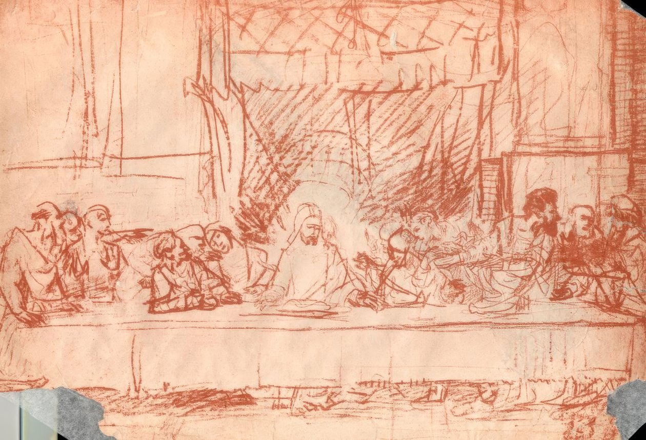The Last Supper by Rembrandt van Rijn