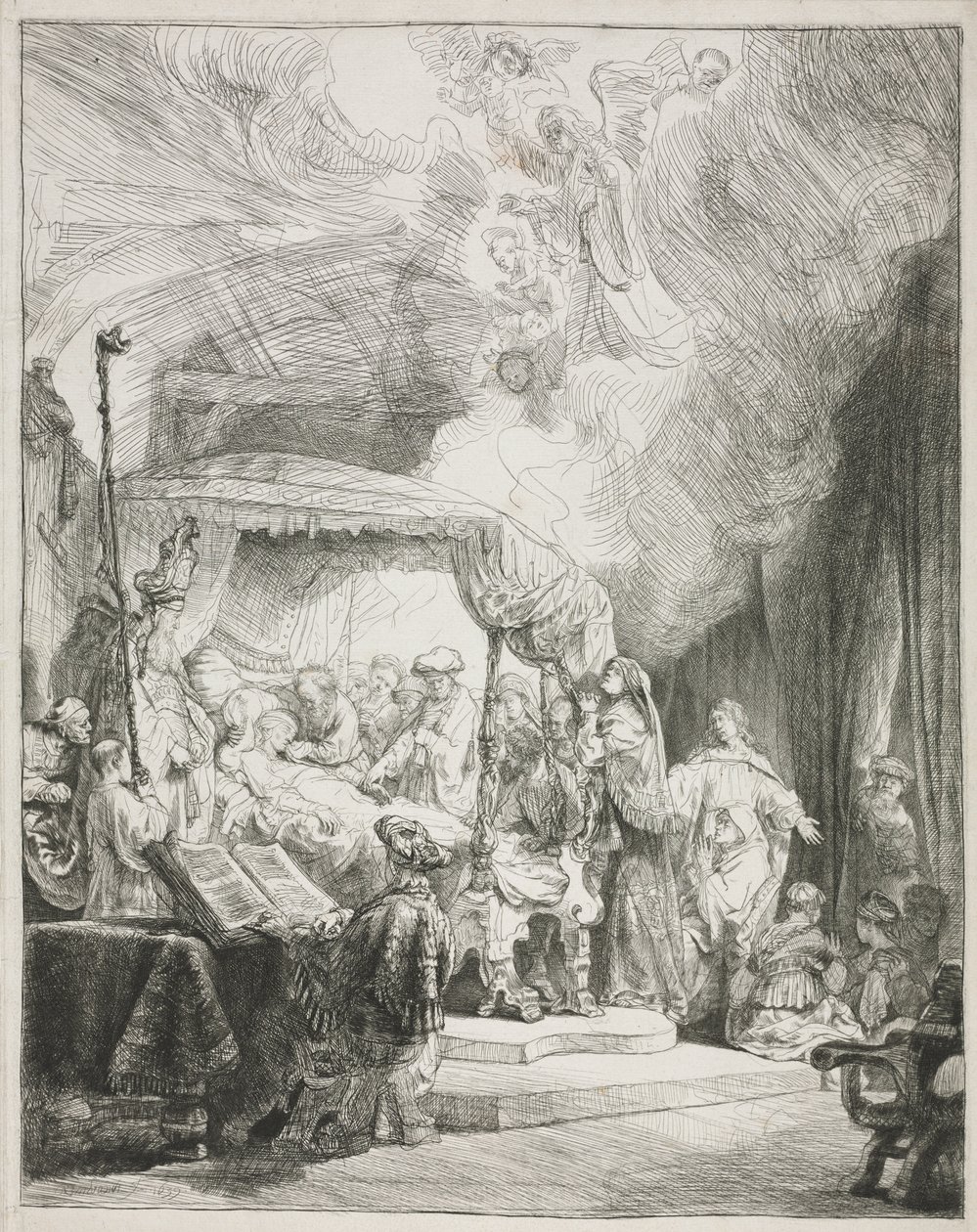 Death of the Virgin by Rembrandt van Rijn