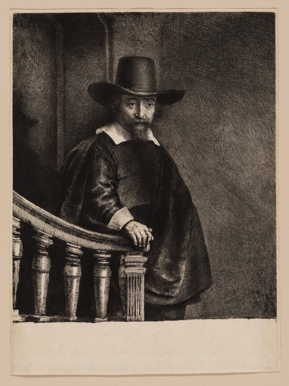 Ephraim Bonus, Jewish Physician by Rembrandt van Rijn