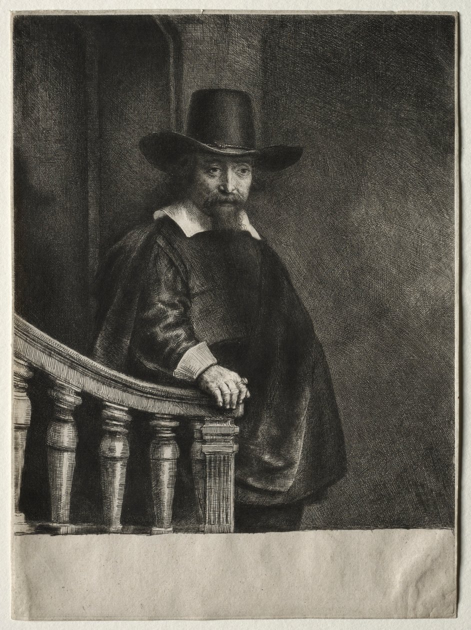 Ephraim Bonus, Jewish Physician by Rembrandt van Rijn