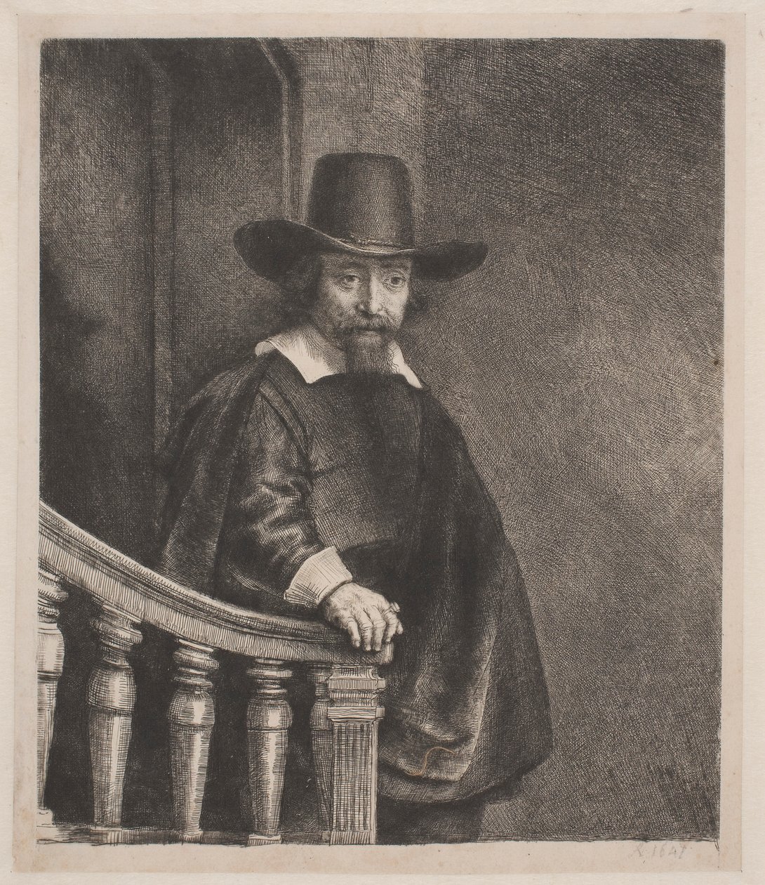 Ephraim Bonus, Jewish Physician by Rembrandt van Rijn