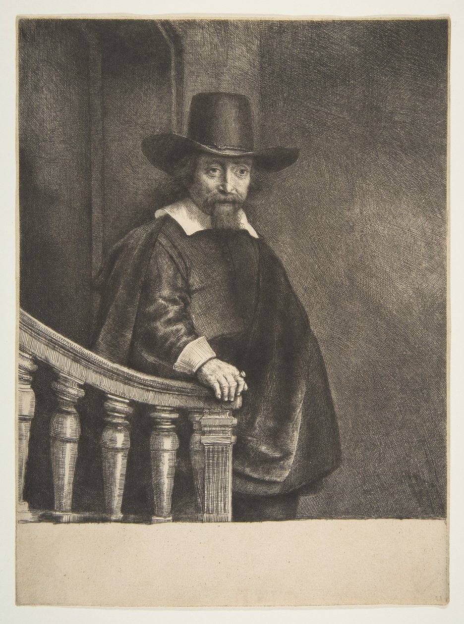 Ephraim Bueno, Jewish Physician by Rembrandt van Rijn