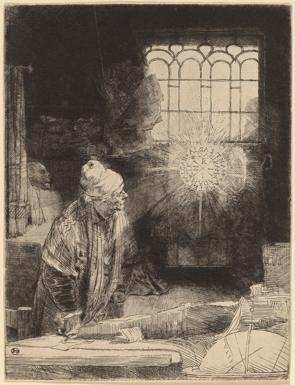 Faust by Rembrandt van Rijn