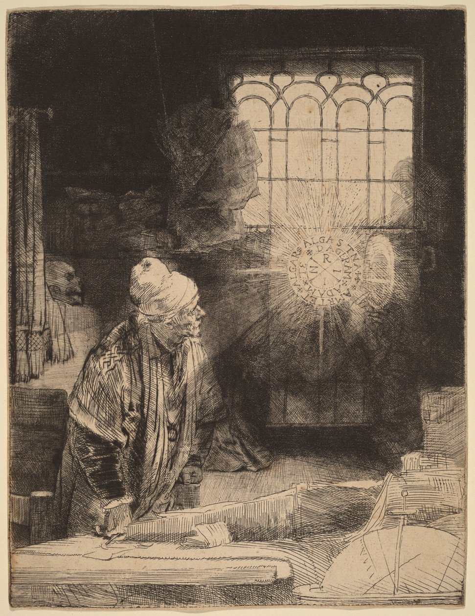Faust by Rembrandt van Rijn