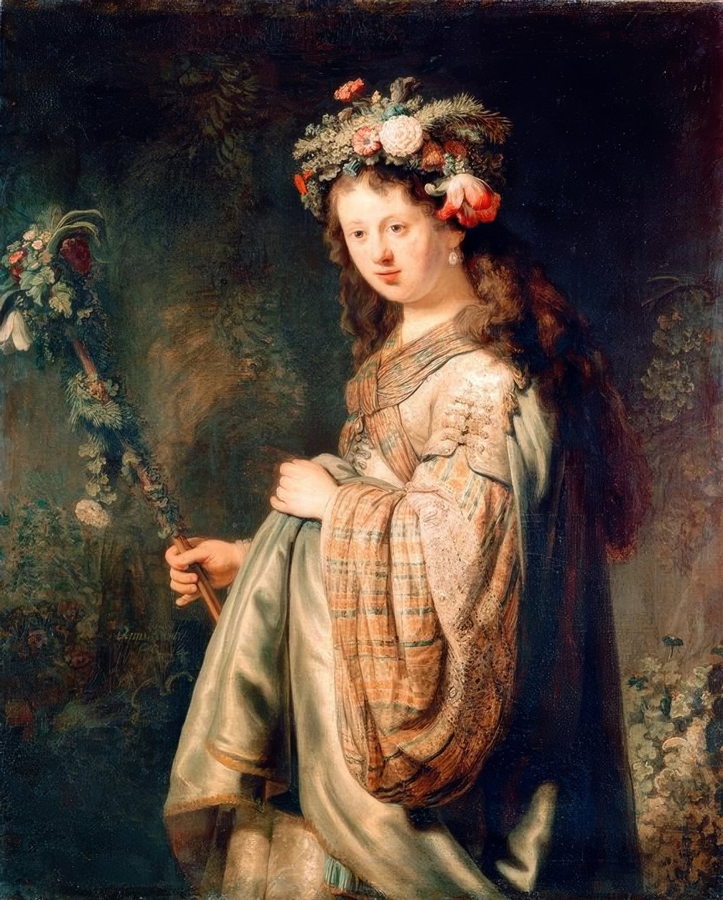 Flora by Rembrandt van Rijn: High-quality fine art print