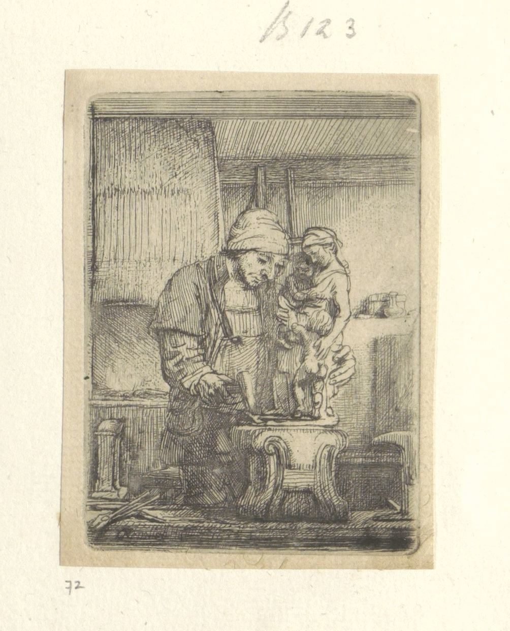 Goldsmith (Recueil de quatre-vingt-cinq estampes originales) by Rembrandt van Rijn