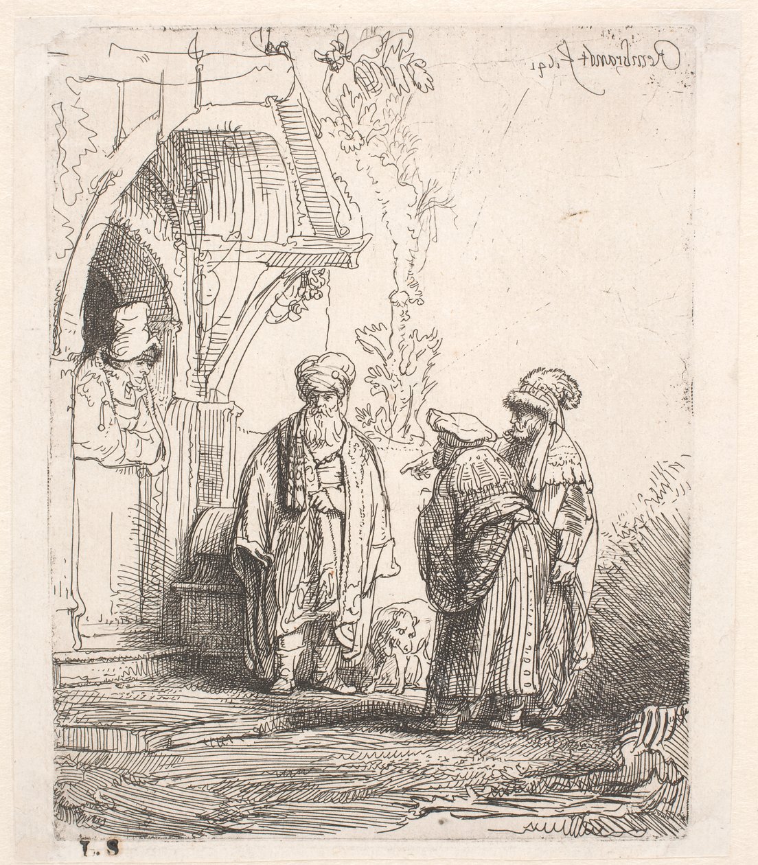Jacob and Laban by Rembrandt van Rijn