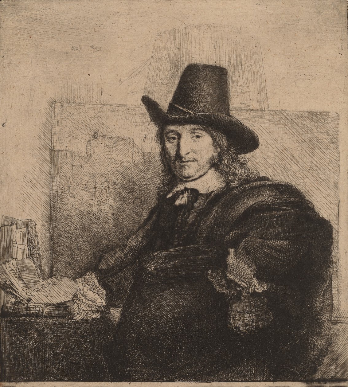 Jan Asselijn by Rembrandt van Rijn