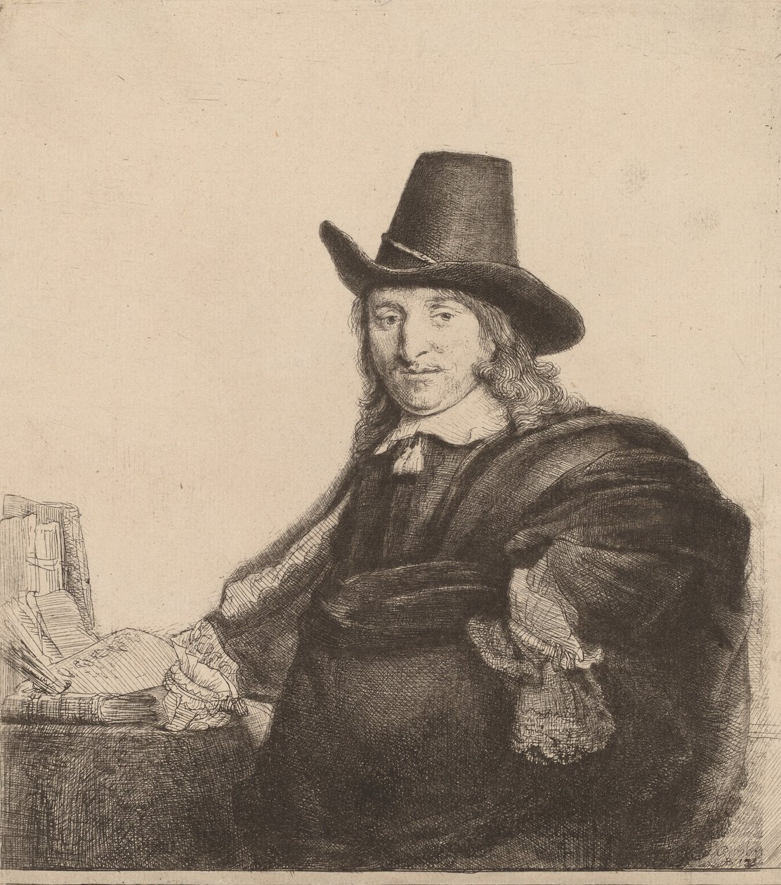 Jan Asselijn, c. 1647 by Rembrandt van Rijn